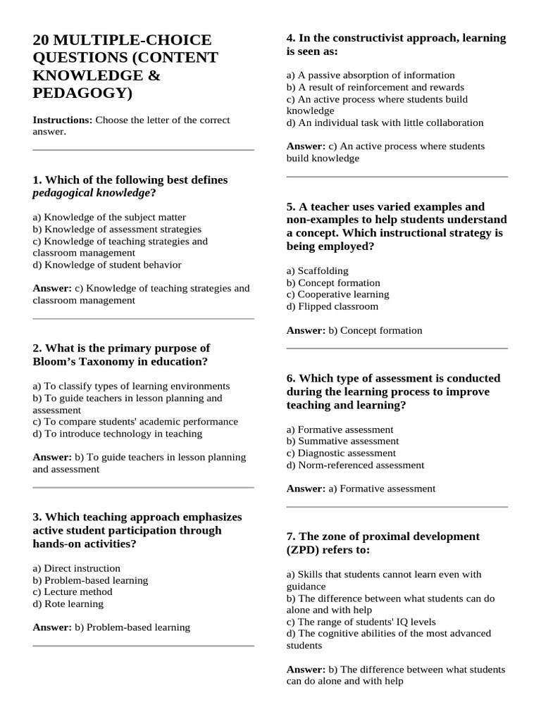 Fs 2 40 multiple content knowledge pedagogy learning environment pdf