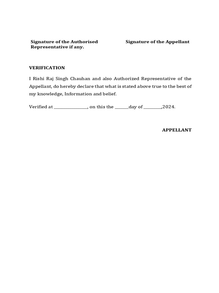 Verification Pages | PDF