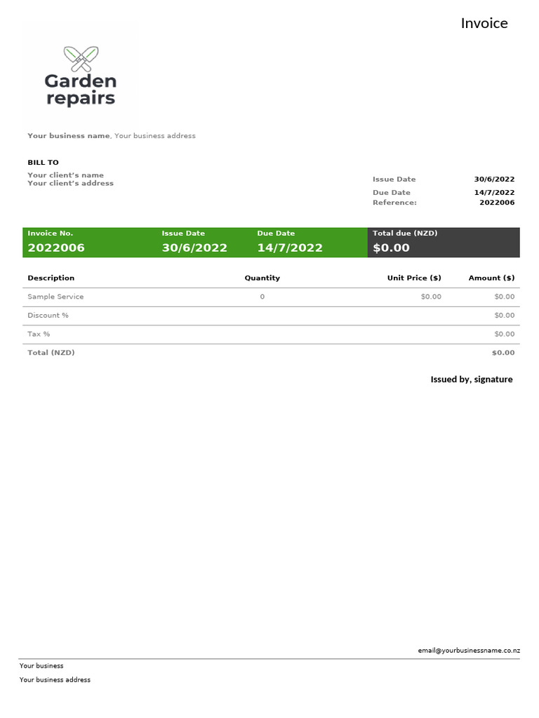Stripe NZ Template | PDF