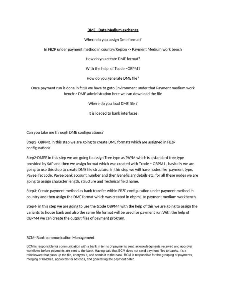 DME File | PDF