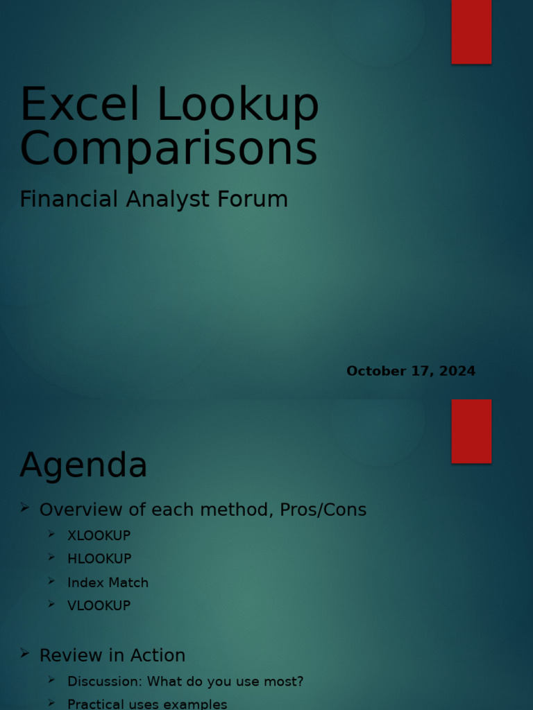 Lookup Comparison | PDF