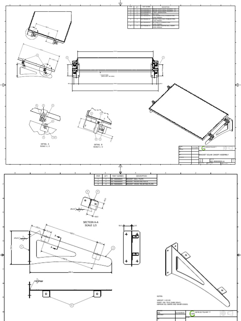 Solar Canopy Assembly Guide | PDF