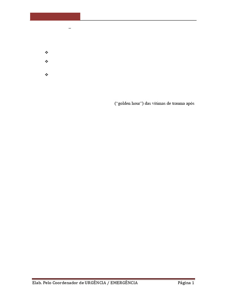 2âº Trimestre Urgã - Ncia Itsb 2023-2024 | PDF