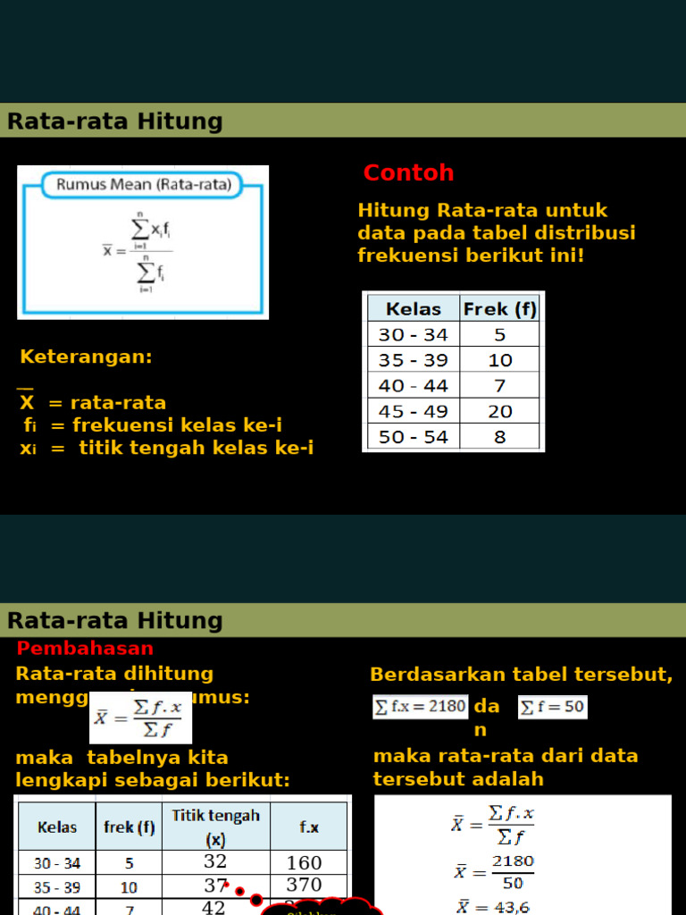 2.1 Rata-Rata | PDF