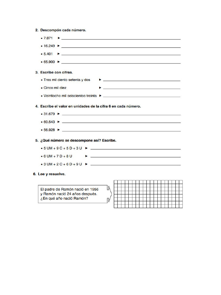Matematicas 3 Primaria | PDF