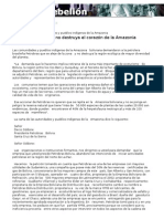 Piden Que Petrobras No Destruya El Corazón de La Amazonia: Portada Ecología Social