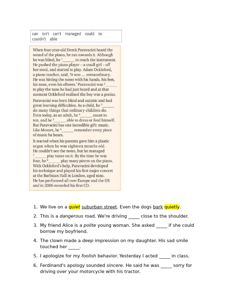 Intermediate Lesson 1 Pdf