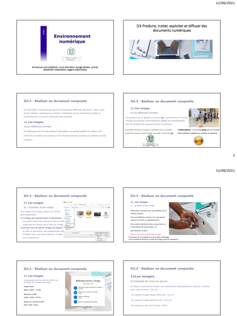 Réalisation d'un Document Composite | PDF | Vision par ordinateur ...