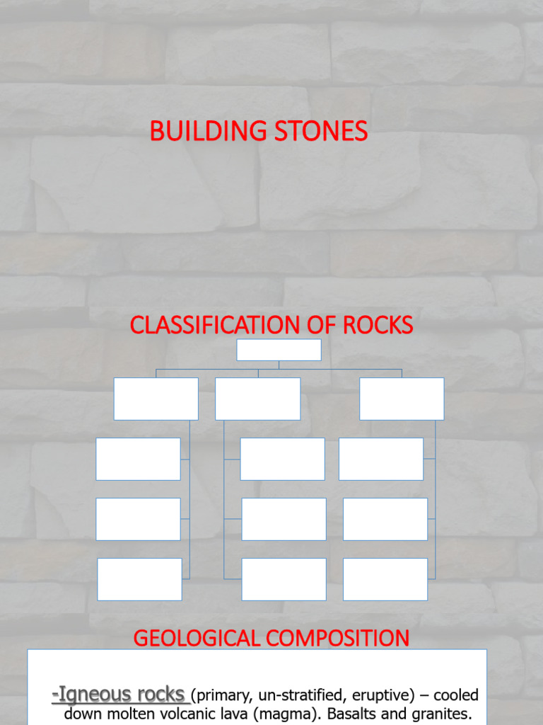 1.1 Building Stones | PDF | Rock (Geology) | Igneous Rock