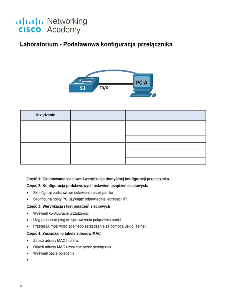 1 1 7 Lab Basic Switch Configuration Pdf