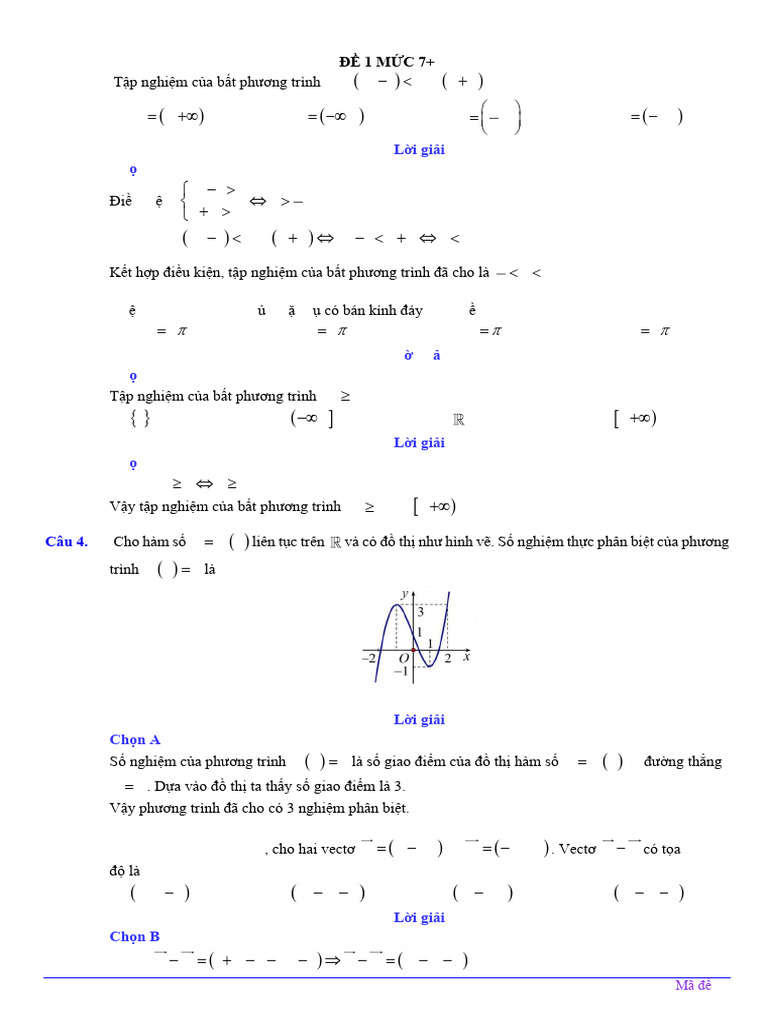De 1 Muc 7+ Dap An | PDF