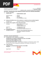Sodium Hydroxide Safety Data Sheet | PDF | Dangerous Goods | Chemistry