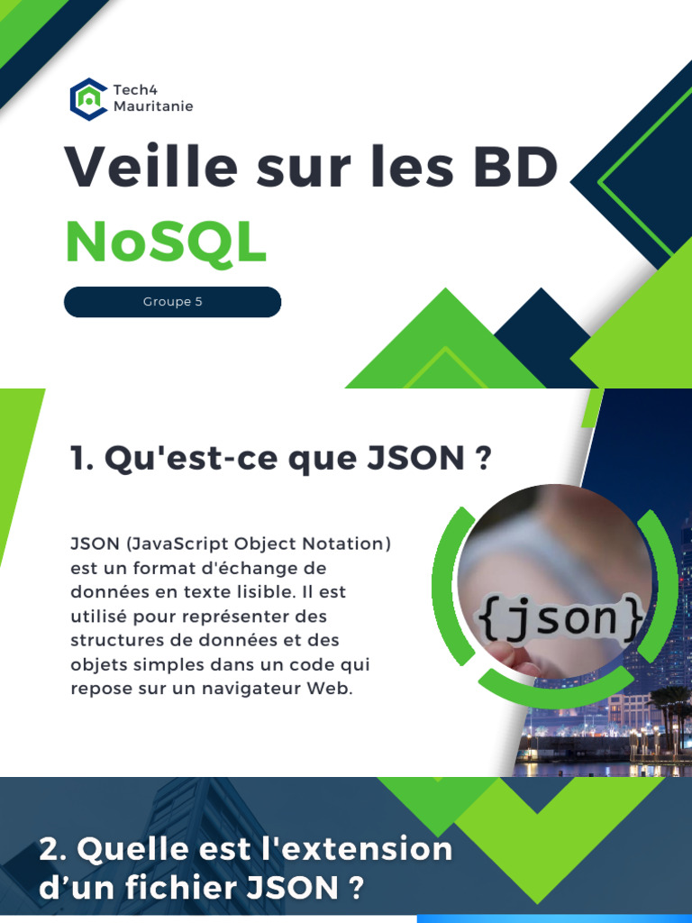 Introduction aux bases de données NoSQL | PDF | JSON | MongoDB