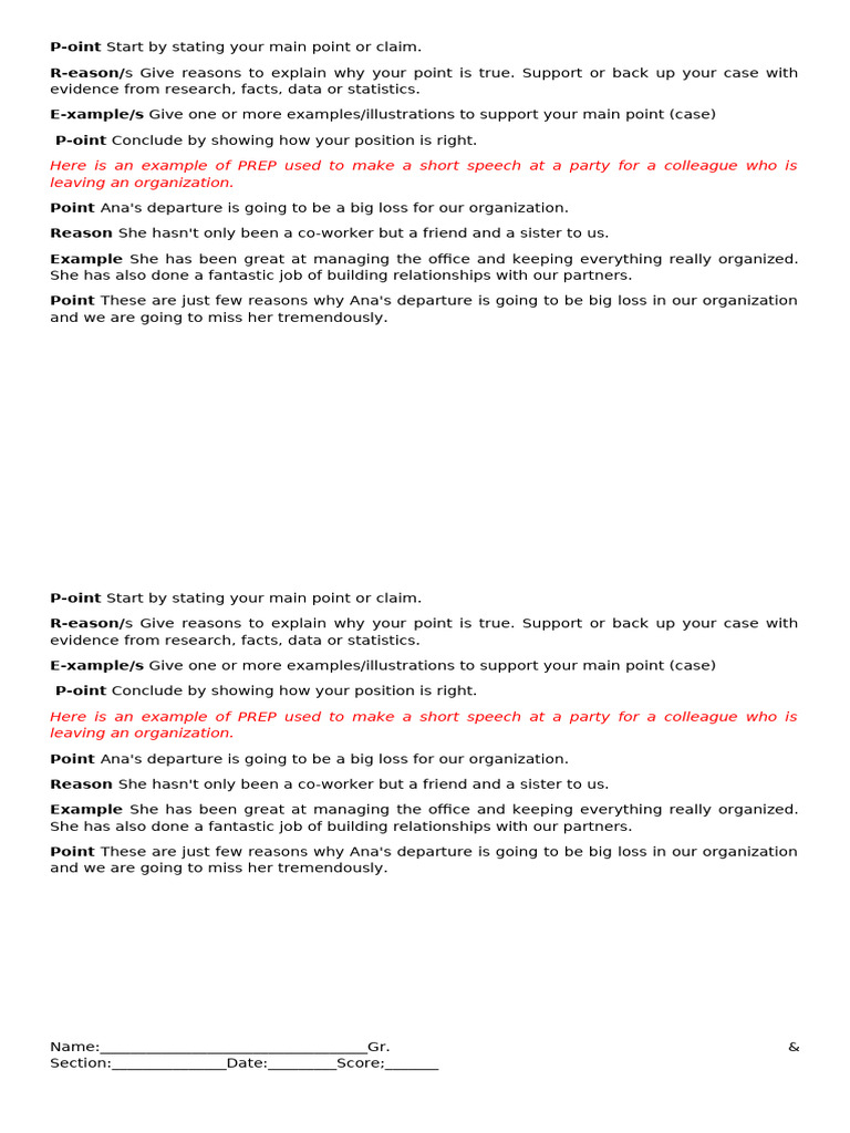 Q2-M-6 ENGLISH 10 (EXtempo & Impromptu Speech) | PDF