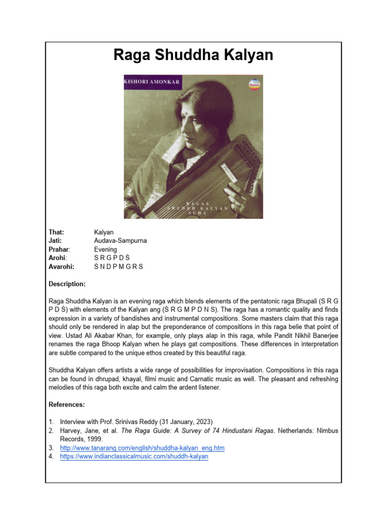 Hindustani Raga | PDF | Classical And Art Music Traditions