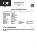 Vehicle Fitness Certificate Form 38 | PDF