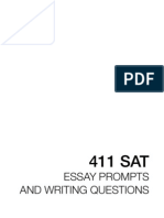 411 SAT Writing Questions and Essay Prompts