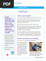 Splint Wear and Care Instructions | PDF