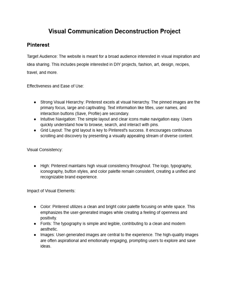 Visual Communication Analysis of Websites | PDF | Icon (Computing ...