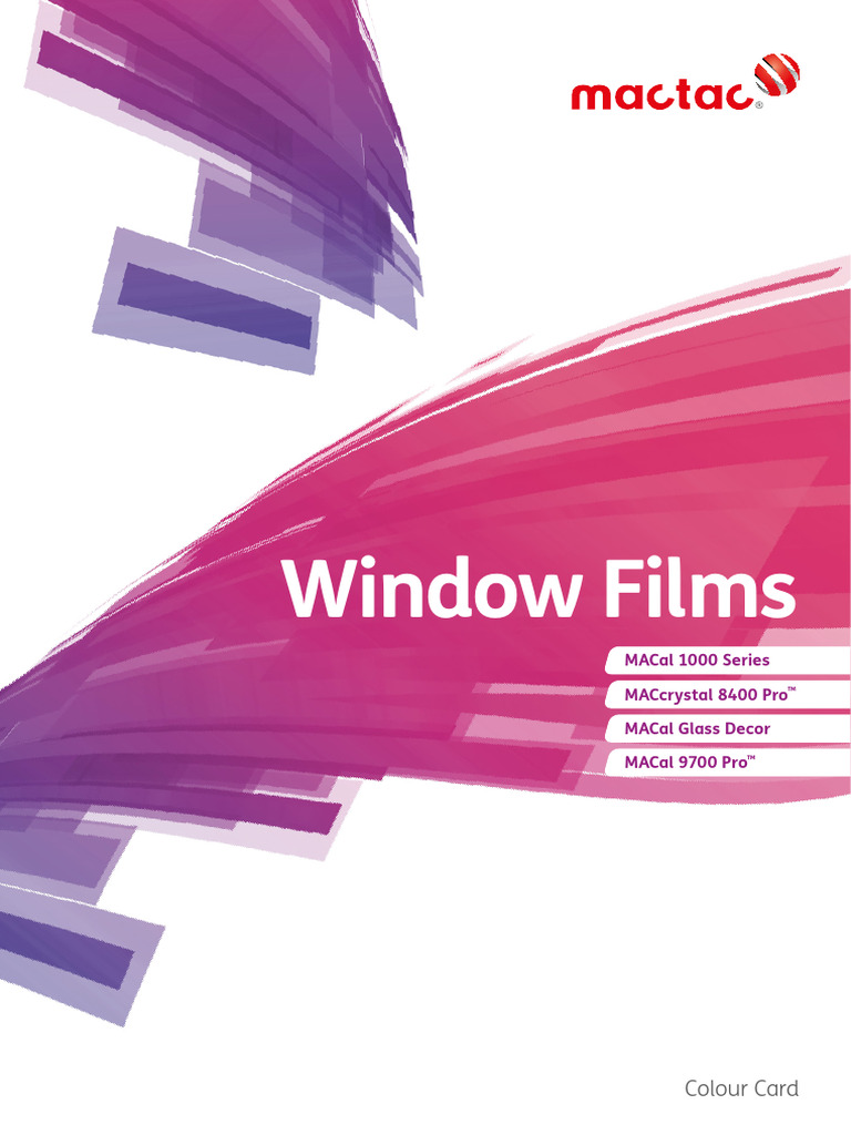 Window Films Colour Card | PDF | Glasses | Materials