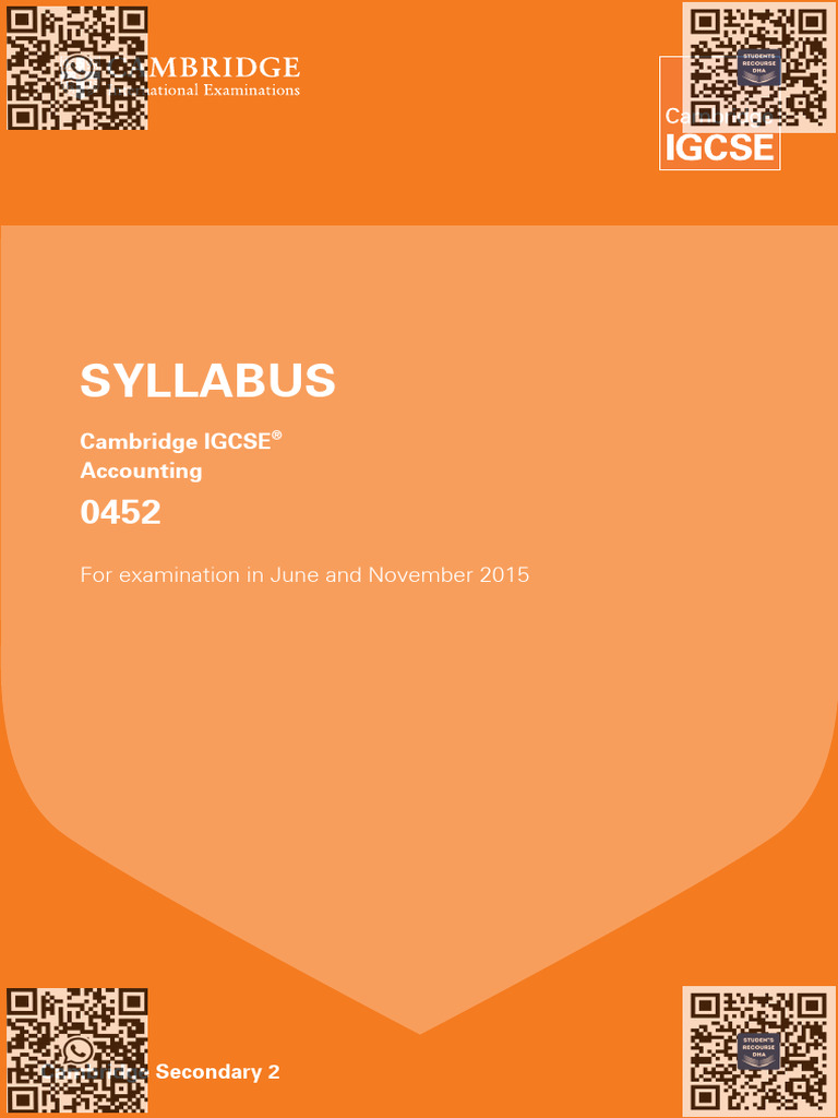 Syllabus cambridge igcse accounting pdf balance sheet debits and