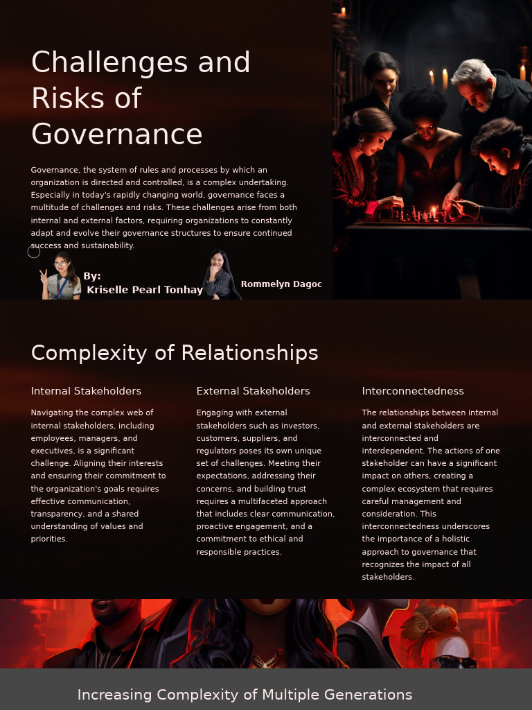 Governance Challenges and Risks Explained | PDF | Governance | Incentive