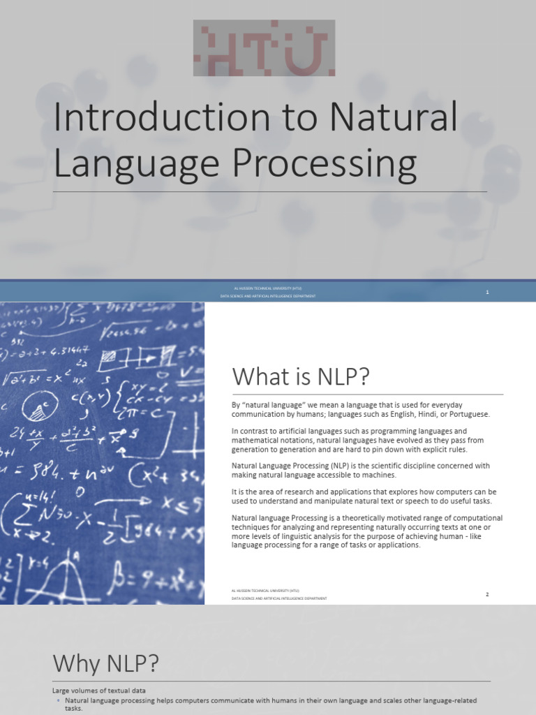 LO1. Introduction To NLP | PDF | Lexicon | Word