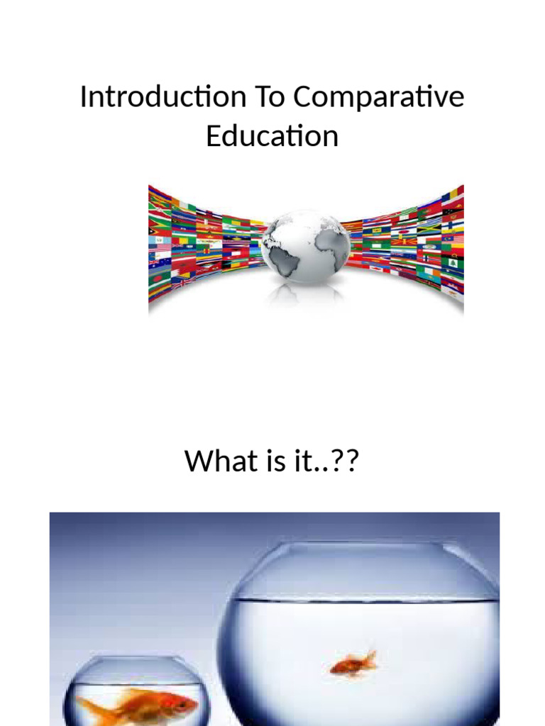 Introduction to Comparative Education | PDF | Social Sciences | Liberal ...