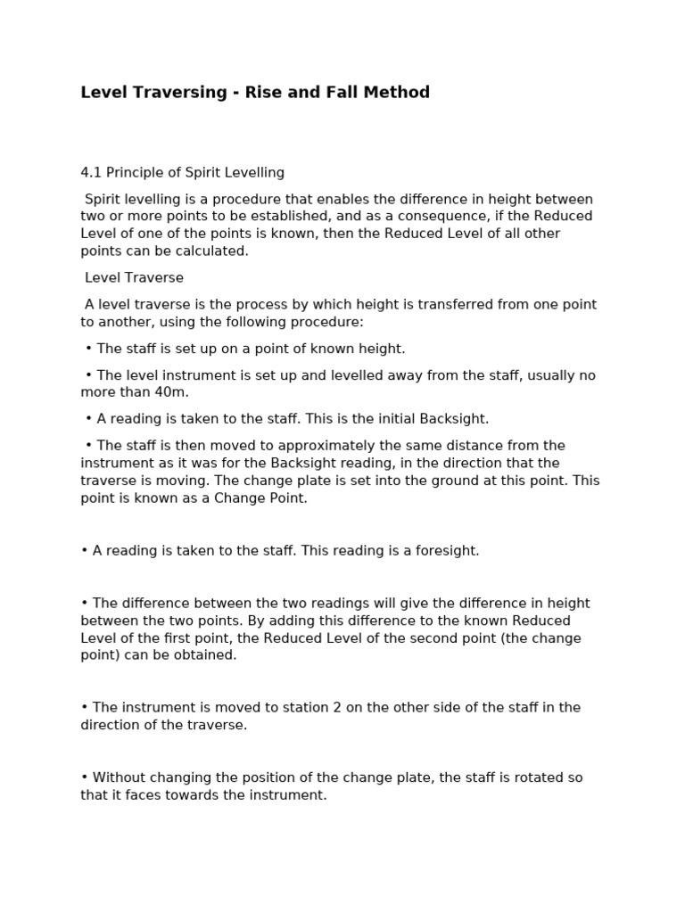 LEVELLING DOCUMENT | PDF | Mathematics