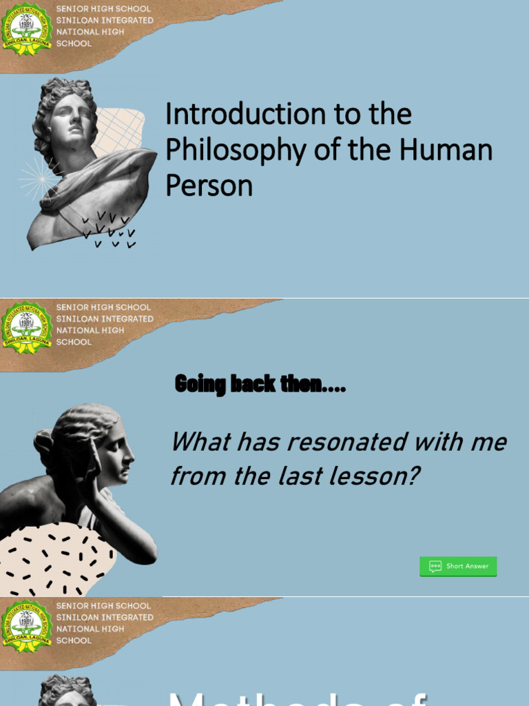Lesson 4 Methods of Philosophizing | PDF | Pragmatism | Analytic Philosophy