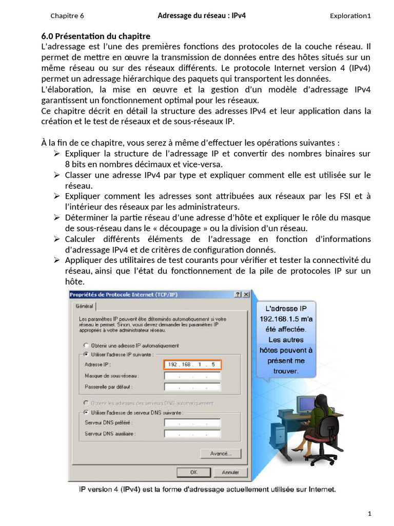 Guide sur l'adressage IPv4 et conversion | PDF | Adresse IP ...