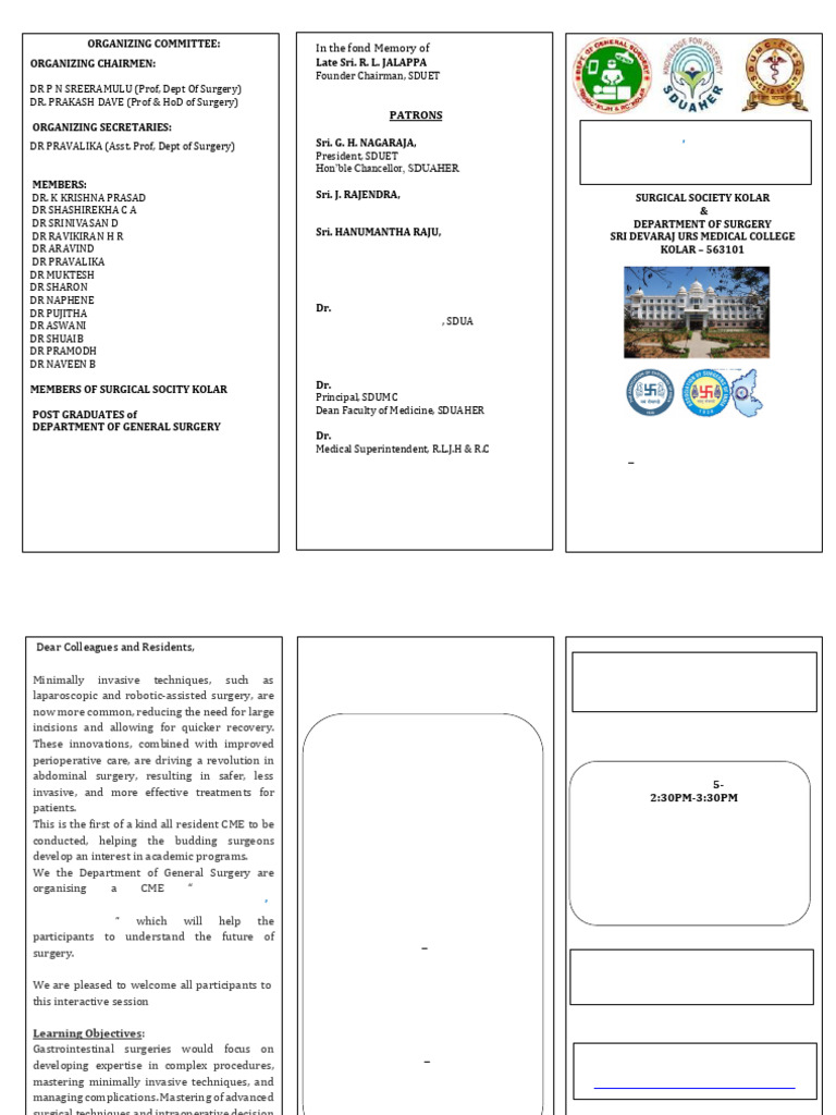 Cme 18TH Oct 2024 With SSK Final | PDF | Surgery | Medical Procedures