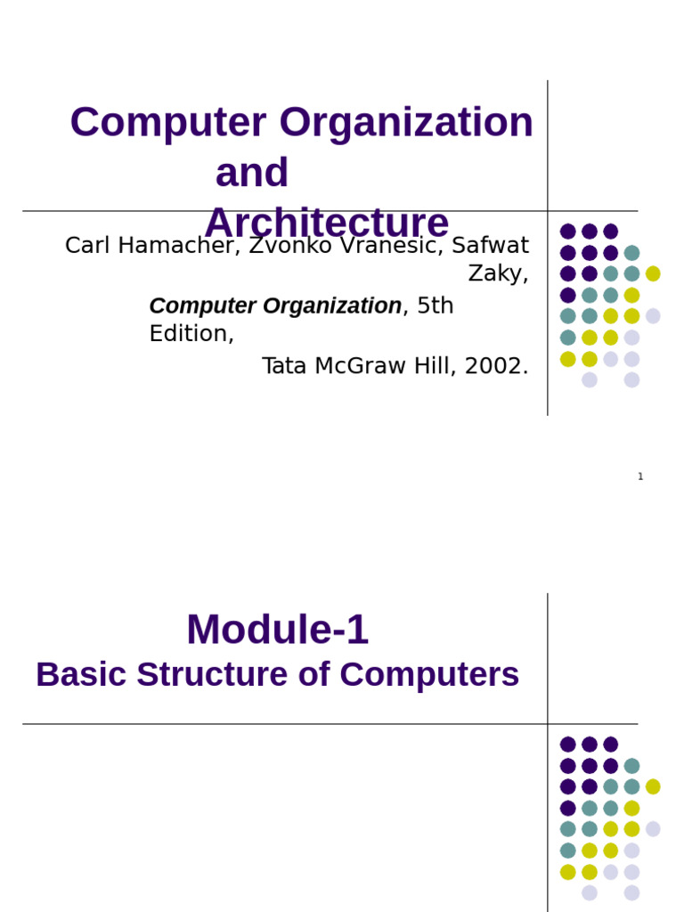 MODULE-1 (A) - Basic-Structure-of-Computers | PDF | Computer Data ...