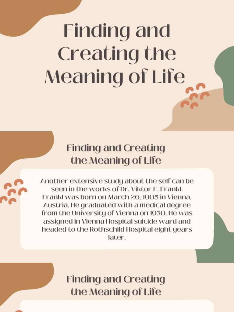 Discovering Life's Meaning | PDF