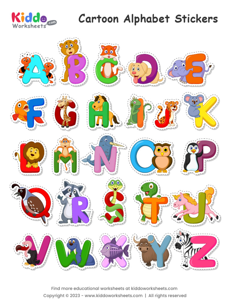 Alphabet Stickers | PDF