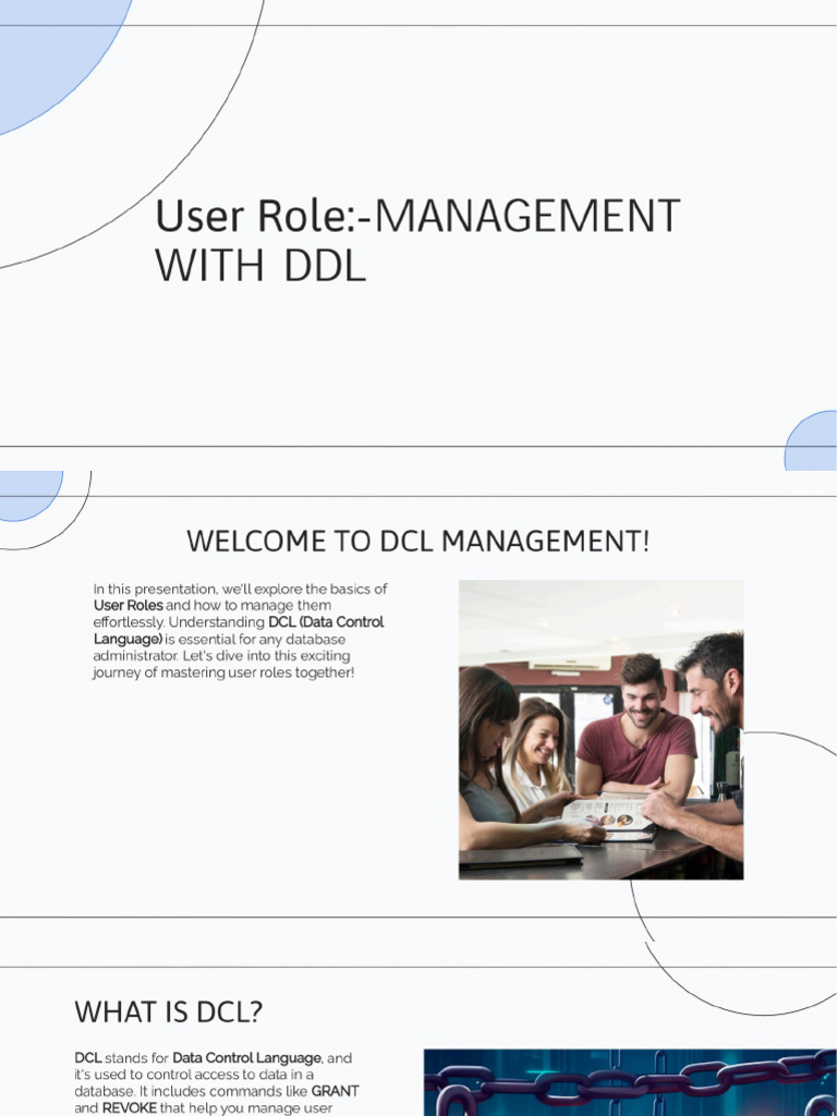 User Role Management With DDL | PDF