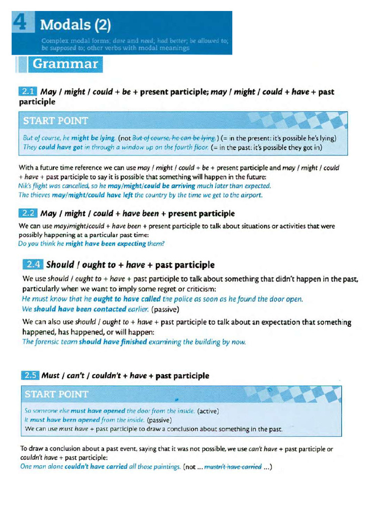 4 Modals | PDF