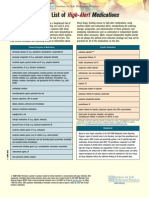 High Alert Medications