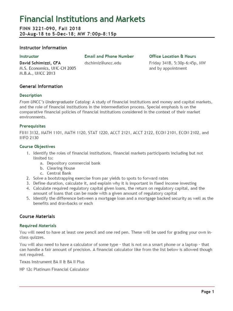 Financial Institutions and Markets | PDF | Derivative (Finance) | Interest