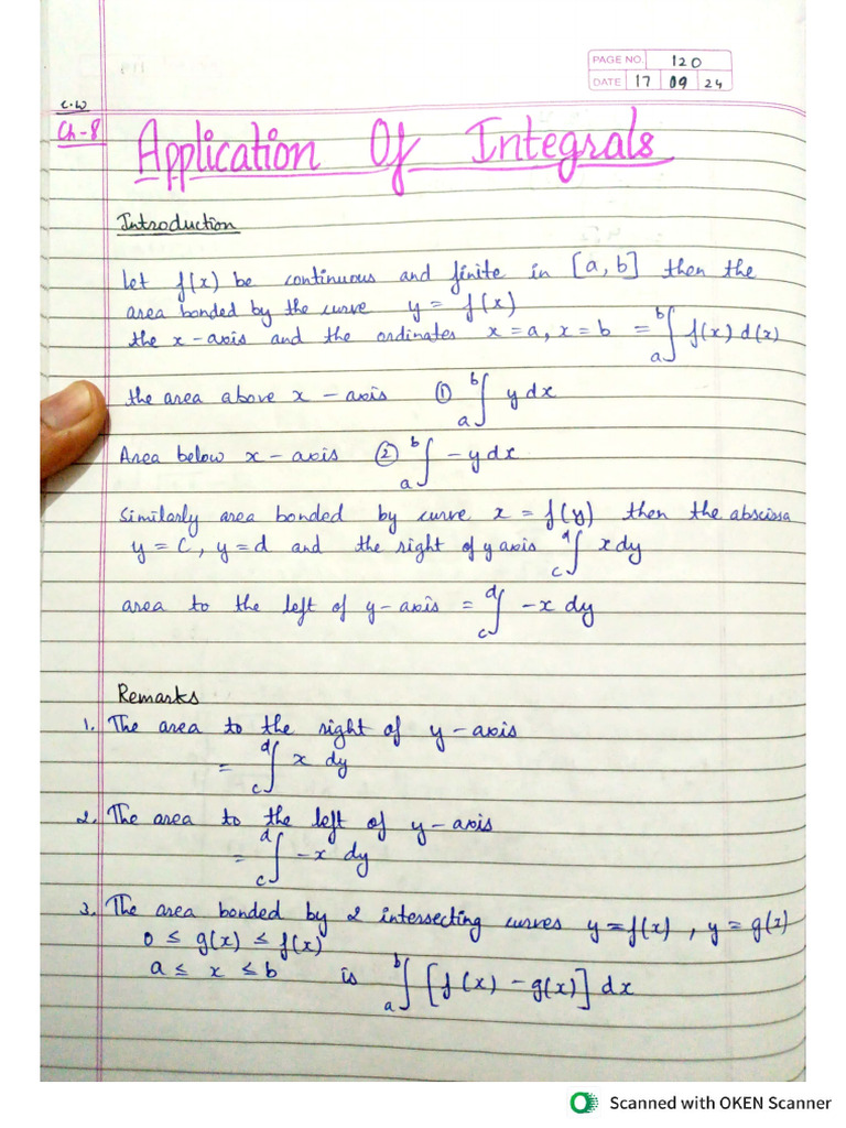application of integral | PDF