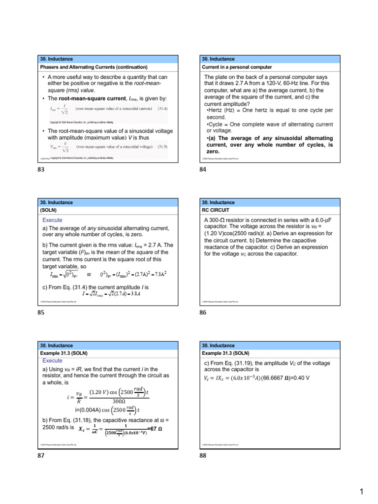 Inductance and Ac Circuit JULY 10 | PDF | Resonance | Damping