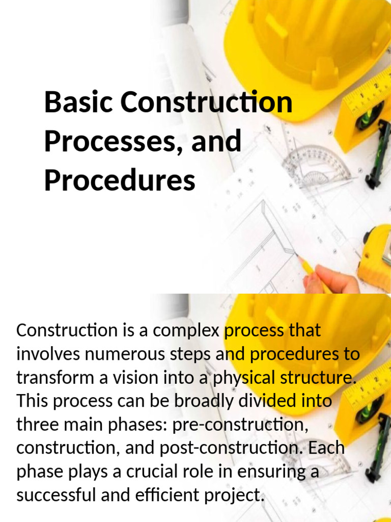 Building Construction Phases Explained | PDF | Building | Wall