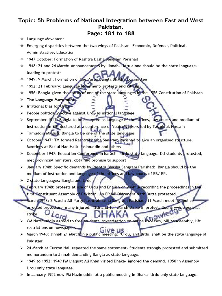 Topic 5b Page 181 To 188 | PDF | Pakistan | South Asia