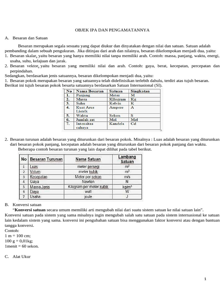 Modul Kelas 1 | PDF | Metode & Bahan Ajar | Sains & Matematika