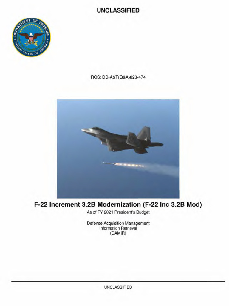 20-F-0568 DOC 31 F-22 Inc 3.2B Mod SAR Dec 2019 Full | PDF | United ...