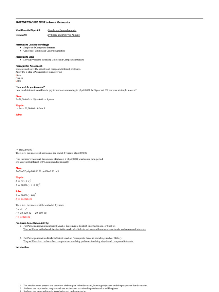 ATG Annuities PDF Present Value Interest