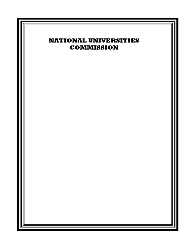 BMAS for Nigerian Undergraduate Programs | PDF | Course Credit | Lecturer