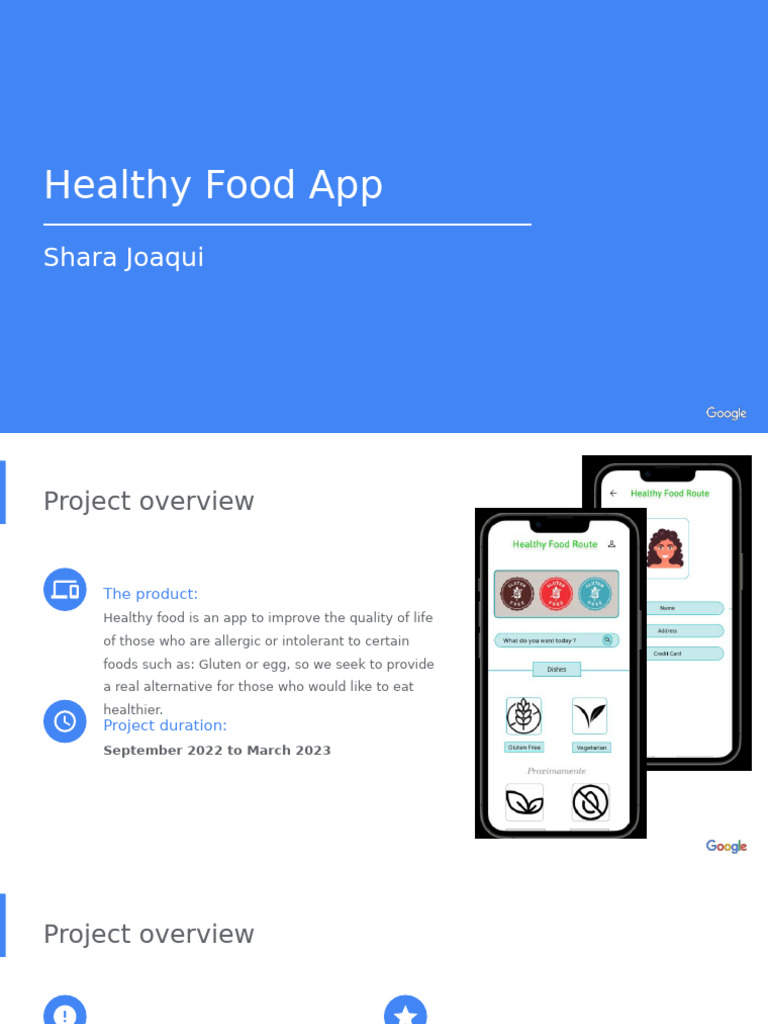 Google UX Design Certificate - Portfolio Project 1 - Case Study Slide ...