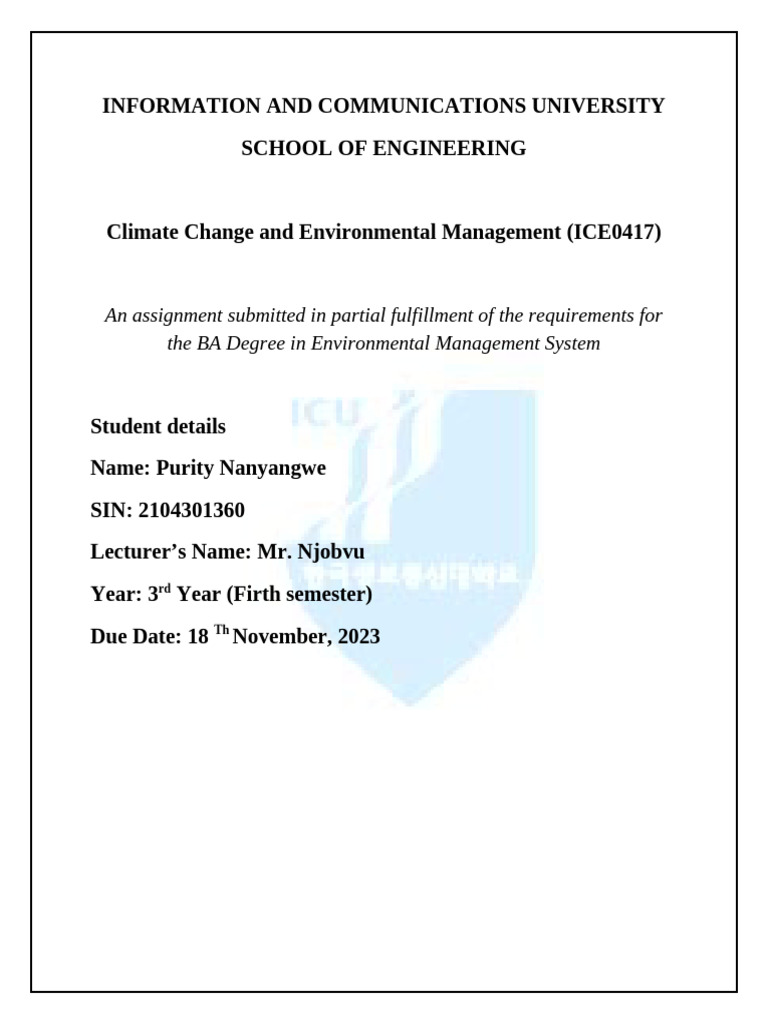 Climate Change Mitigation and Adaptation | PDF | Climate Change ...