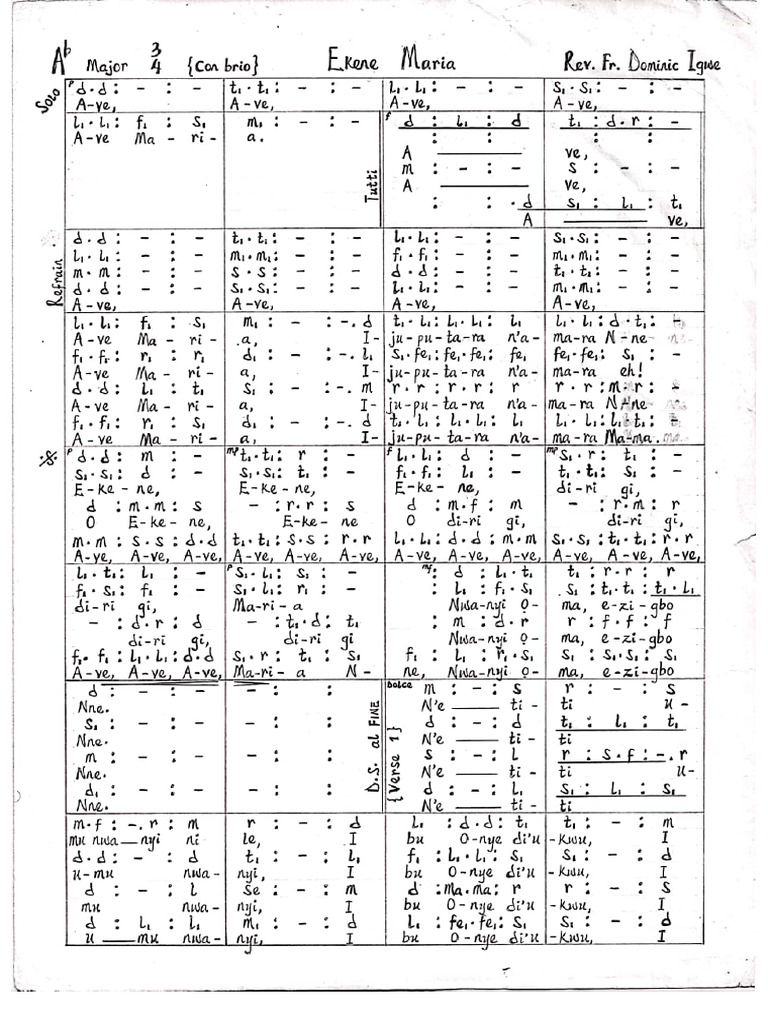 Ekene Maria Original | PDF